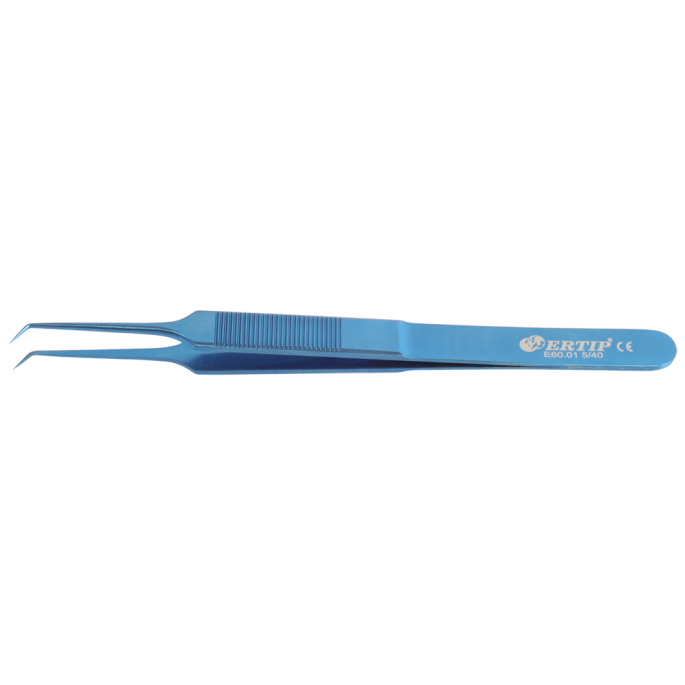 Titanium transplantatie-forceps 5 mm 55°