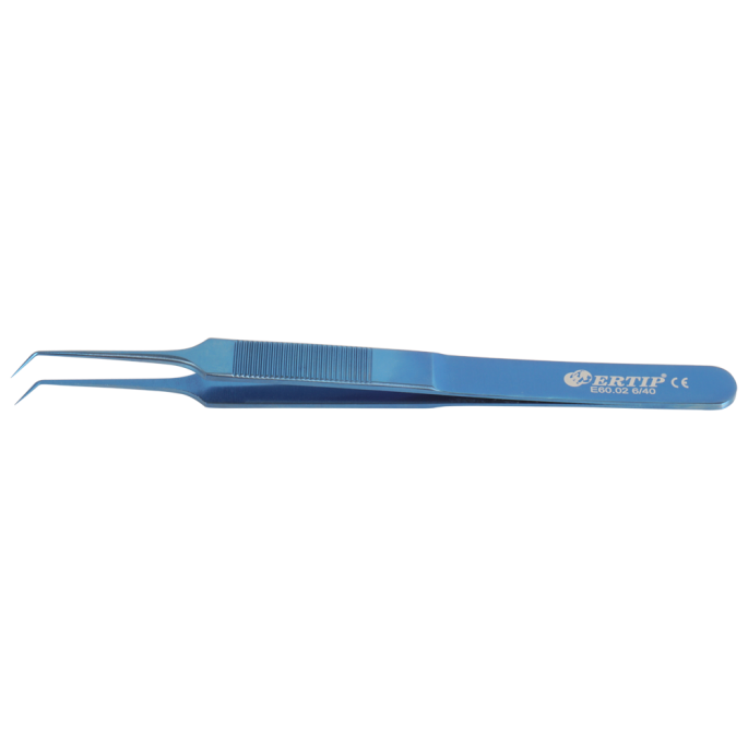 Titanium transplantatie-forceps 6 mm 55°