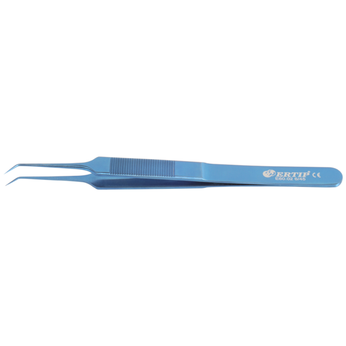 Titanium transplantatie-forceps 6 mm 55°