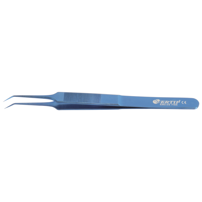 Titanium transplantatie-forceps 7 mm 55°