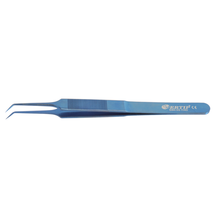 Titanium transplantatie-forceps 7 mm 55°