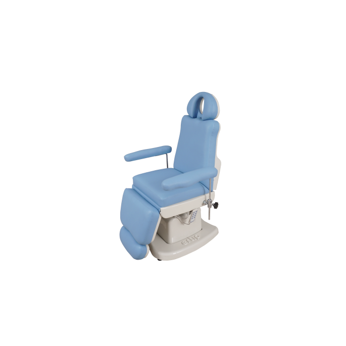 Elegance behandelstoel 4 motoren blauw