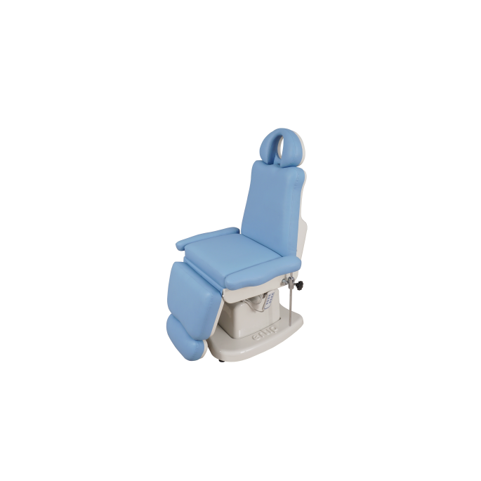 Elegance behandelstoel 4 motoren blauw