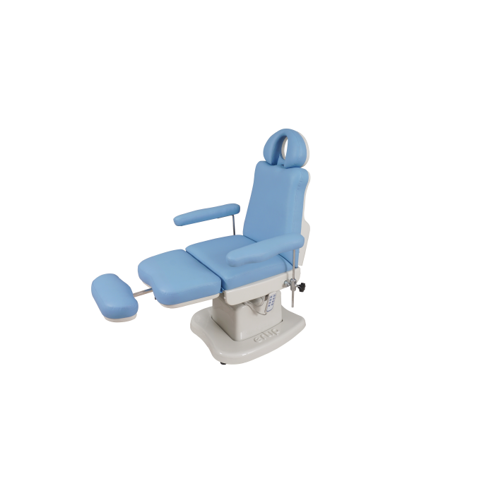Elegance behandelstoel 4 motoren blauw
