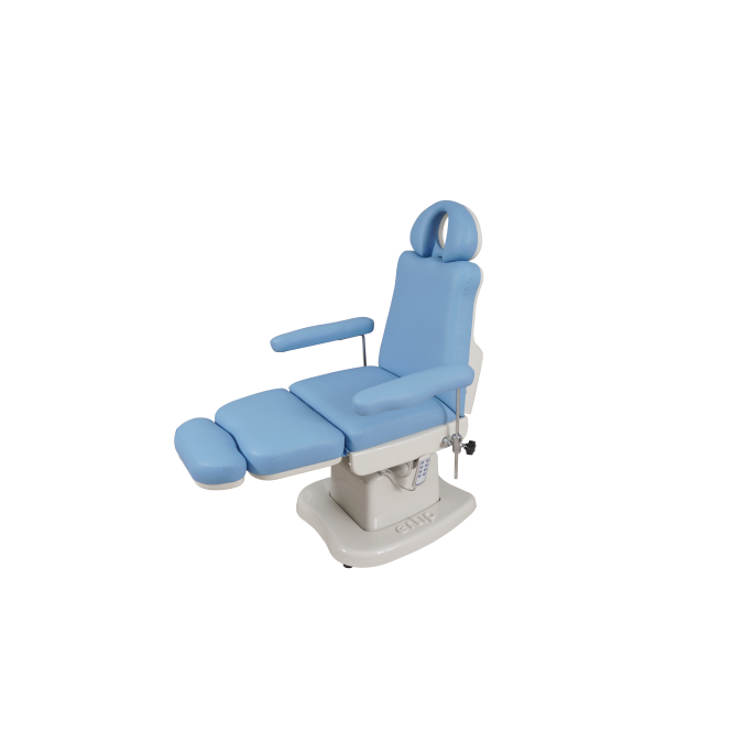 Elegance behandelstoel 4 motoren blauw