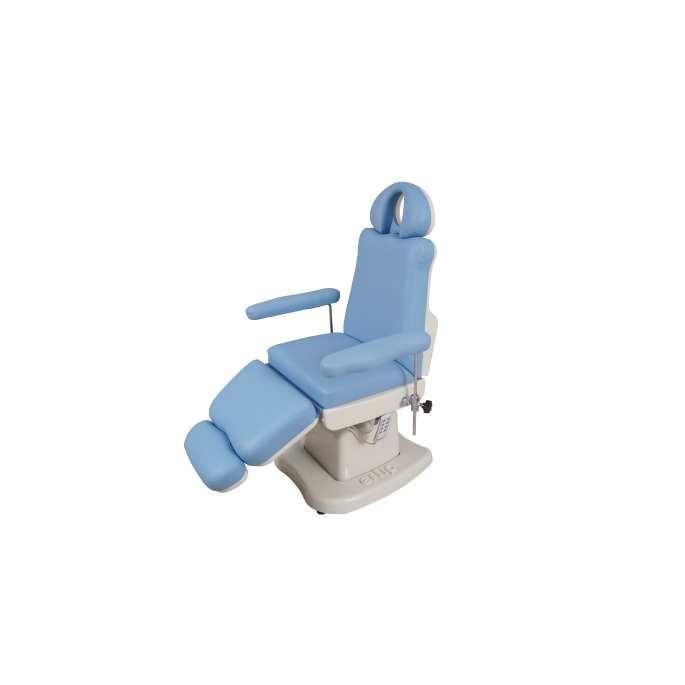 Elegance behandelstoel 4 motoren blauw