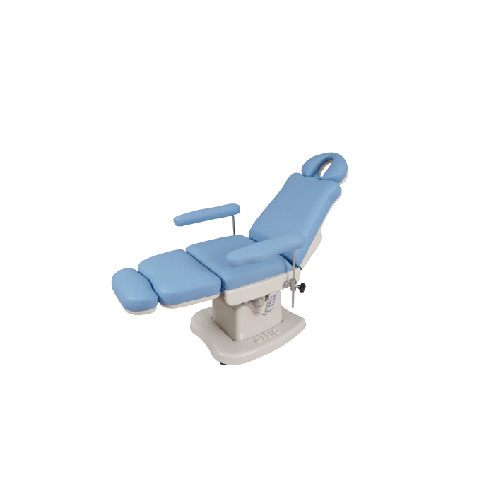 Elegance behandelstoel 4 motoren blauw