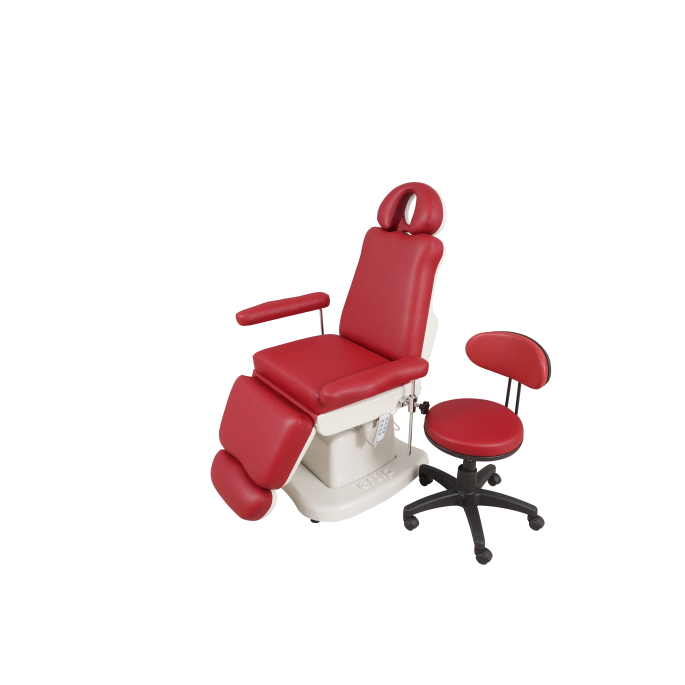 Elegance behandelstoel 4 motoren bordeaux