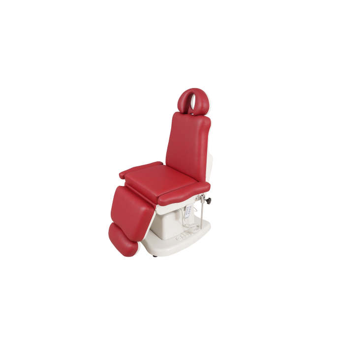 Elegance behandelstoel 4 motoren bordeaux