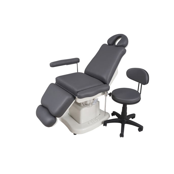Elegance behandelstoel 4 motoren donkergrijs