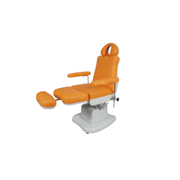 Elegance behandelstoel 4 motoren oranje
