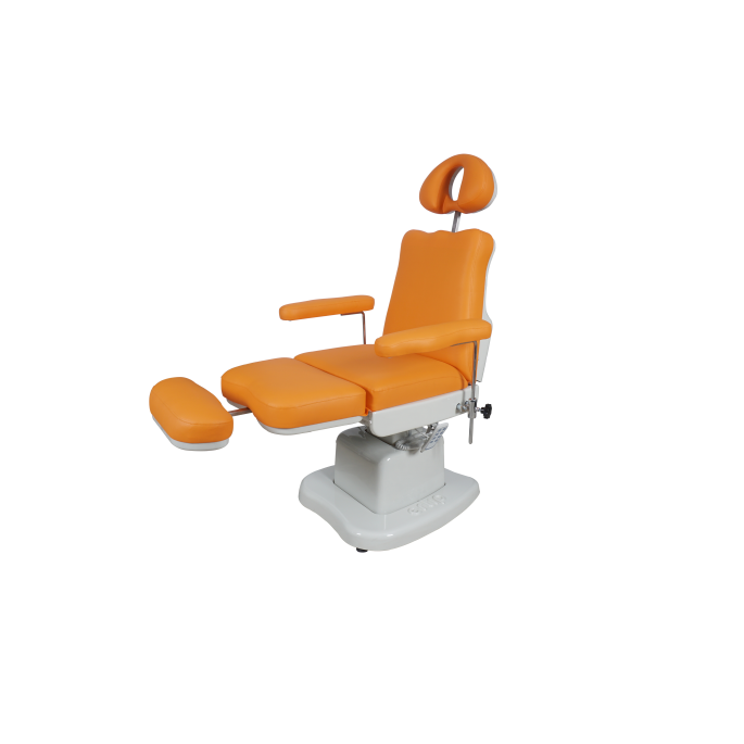 Elegance behandelstoel 4 motoren oranje