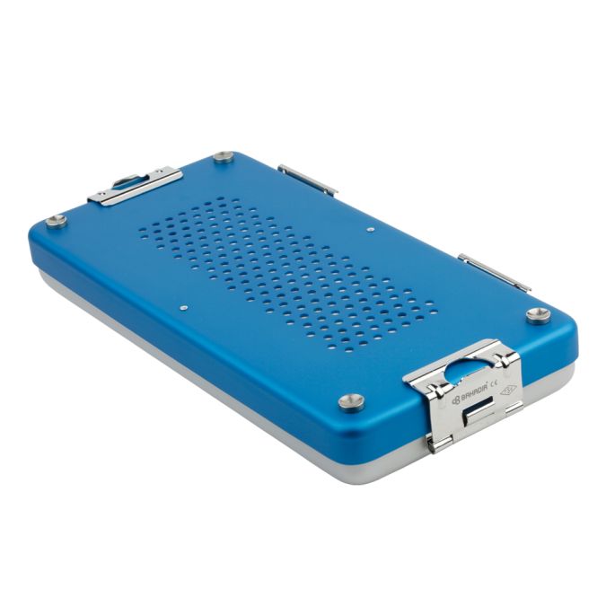 Bahadır sterilisatiecontainer 30 x 14 x 4 cm blauw