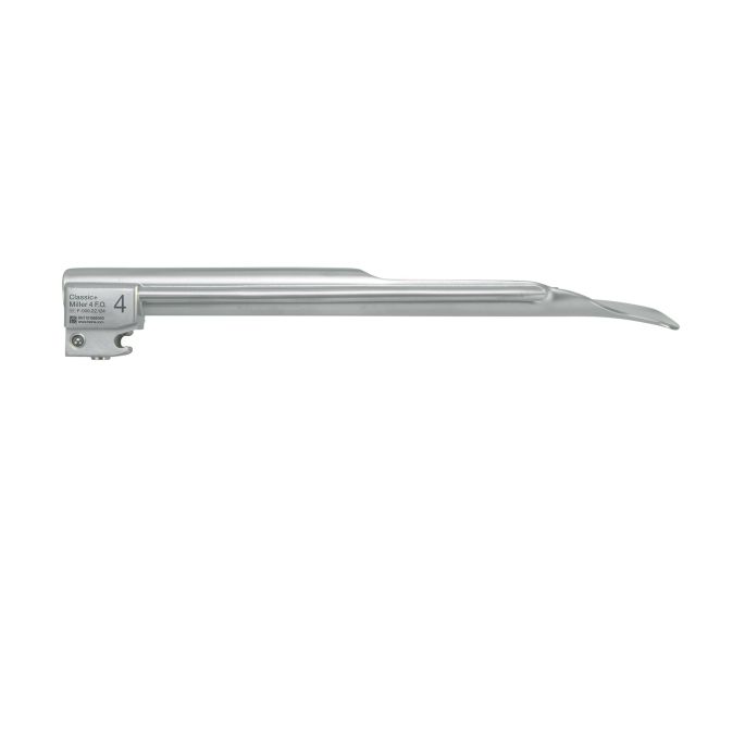HEINE Classic+ Miller F.O. laryngoscoopblad, maat 4, 207 mm, distale breedte 16 mm