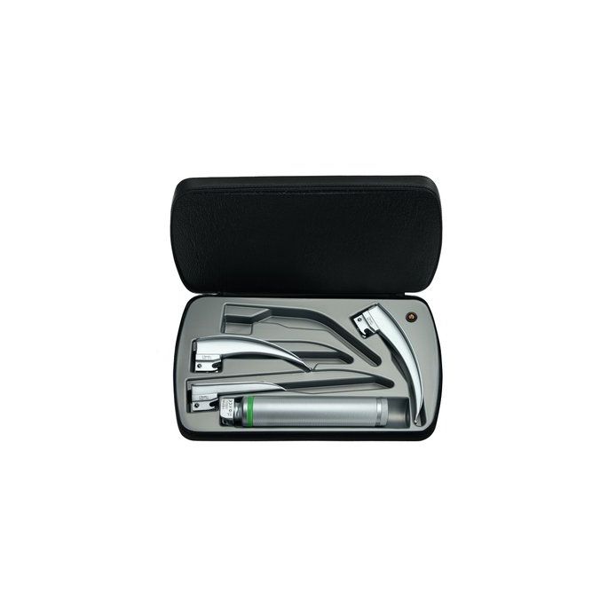 HEINE Classic+ F.O. laryngoscoopset F-119 met standaard F.O. batterijhandvat 2,5 V XHL