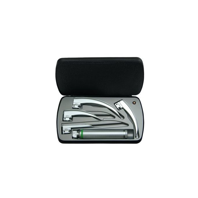 HEINE Classic+ F.O. laryngoscoopset F-120 met standaard F.O. batterijhandvat 2,5 V XHL