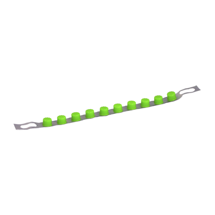 3M Curos Desinfectiedop voor naaldloze connectoren, 25 strips x 10 stuks x 10 dozen