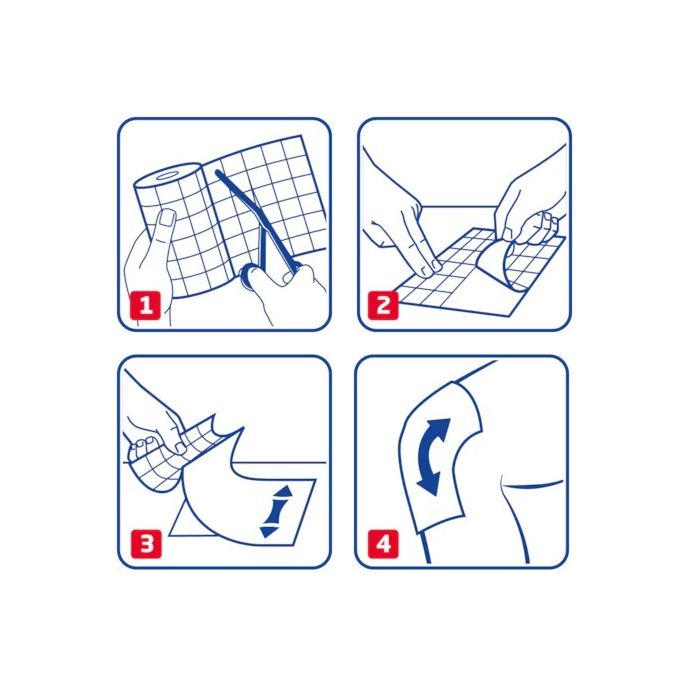 Fixomull stretch fixatiepleister 20 cm x 10 m, per stuk