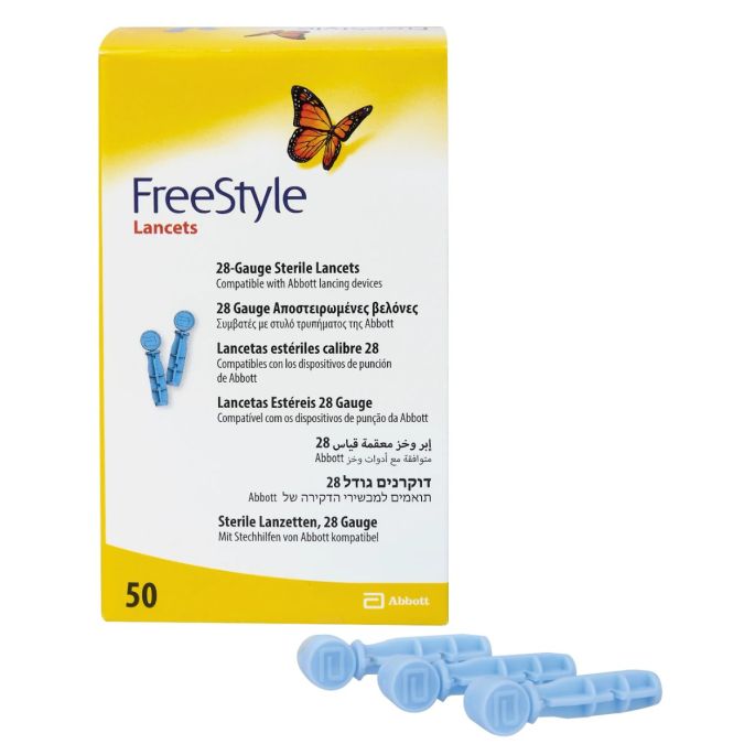 FreeStyle lancetten 28G, 50 stuks