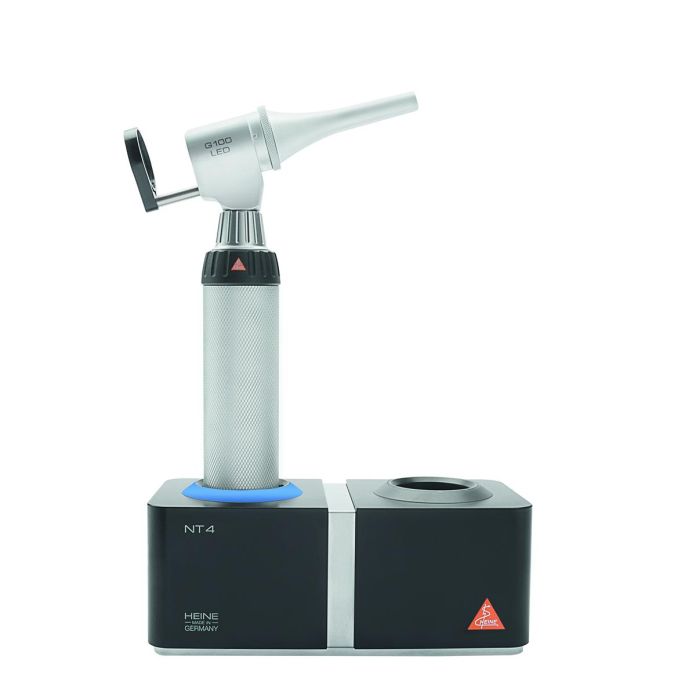 HEINE G100 LED spleetverlichtingskop kit met BETA4 NT oplaadbaar handvat en NT4 tafellader