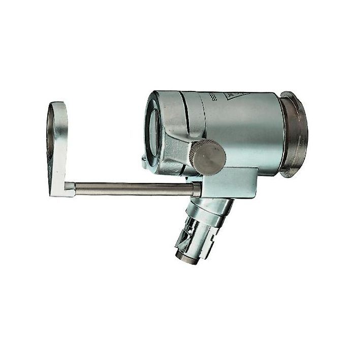 HEINE UniSpec fiber-optische instrumentkop compleet, met kijkvenster en zwenklens 1,5x