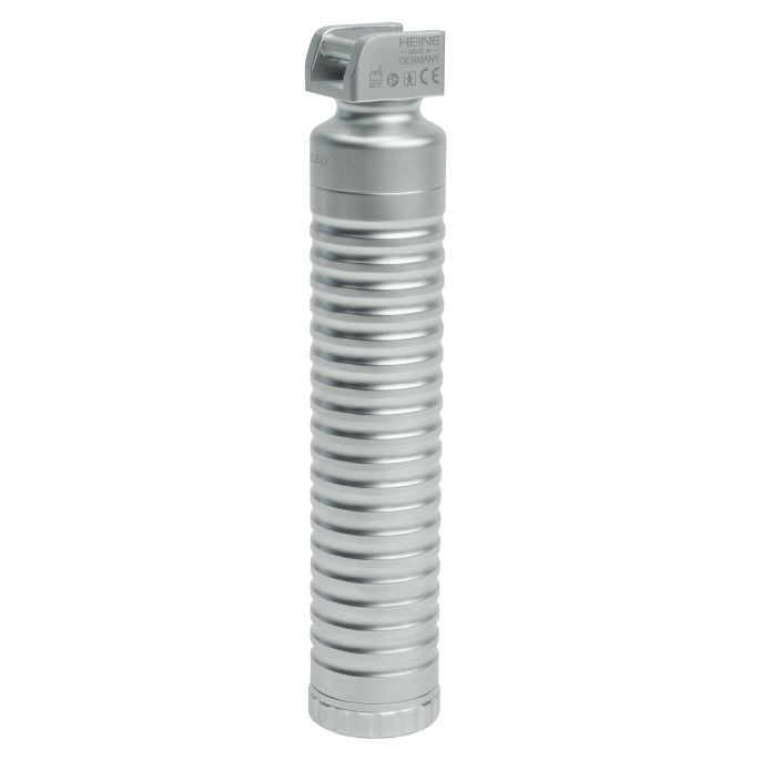 HEINE EasyClean LED laryngoscoophandvat 2,5 V LED, STANDARD formaat, voor 2 x C-batterij (LR14), 100% waterdicht en autoclaveerbaar