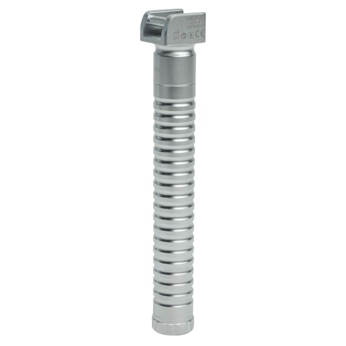 HEINE EasyClean LED SLIM laryngoscoophandvat 2,5 V LED, voor 2 x AA-batterij (LR6), 100% waterdicht en autoclaveerbaar