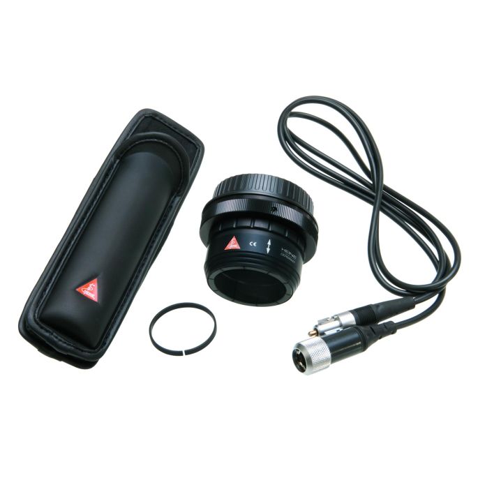 HEINE foto-accessoireset voor Canon SLR: compleet met SLR-foto-adapter, adapterkabel, afstandsring en BETA-adapter voor DELTA 20T dermatoscoop