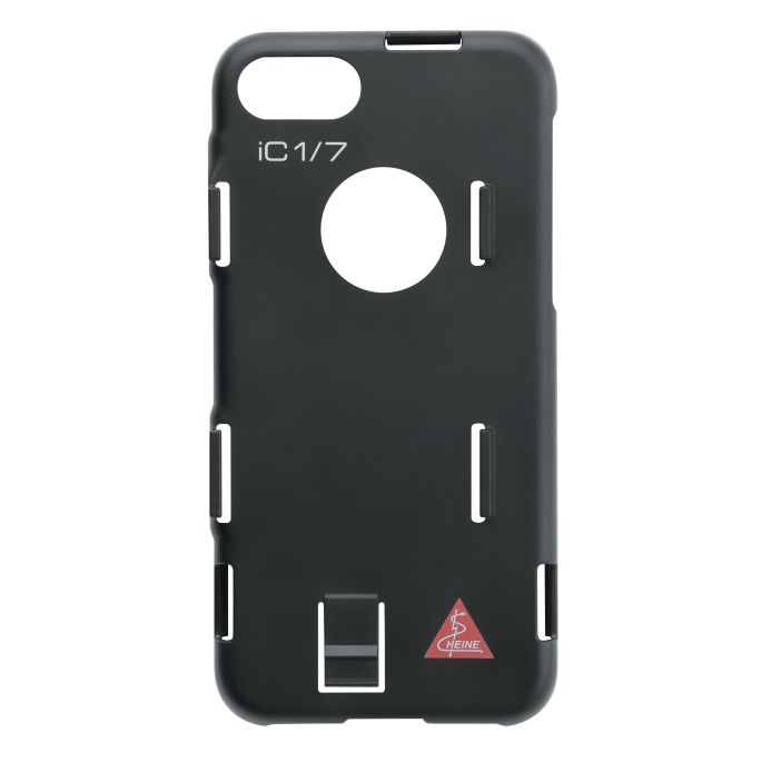 HEINE iC1 smartphone montagehoes (adapterschaal) iC1/7 voor Apple iPhone 7, 8 en SE (2e generatie), vervanging voor iC1 dermatoscoop