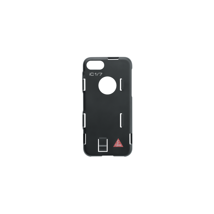 HEINE iC1 smartphone montagehoes (adapterschaal) iC1/7 voor Apple iPhone 7, 8 en SE (2e generatie), vervanging voor iC1 dermatoscoop