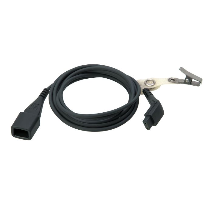 HEINE ML4 LED voorhoofdlamp verlengsnoer 2 m van UNPLUGGED stekkertransformator naar mPack UNPLUGGED