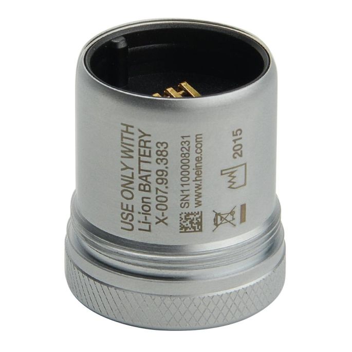 HEINE BETA4 NT oplaadhandvat bodem met NT4-laadcontacten en laadstatusindicator, voor Li-ion-accu X-007.99.383 (X-002.99.394)