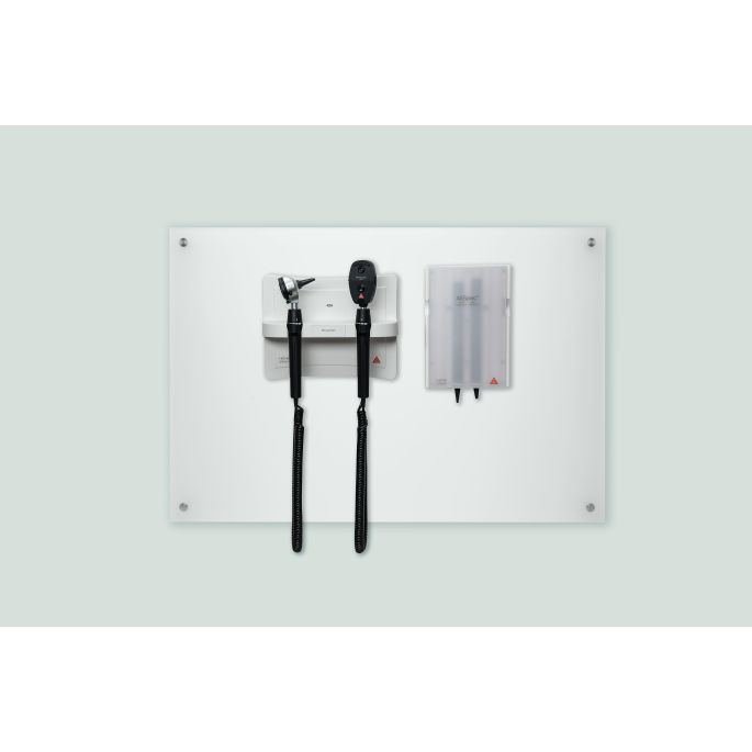 HEINE wallboard voor de combinatie van EN 200 wandtransformator en HEINE Tip Dispenser (zonder instrumenten)
