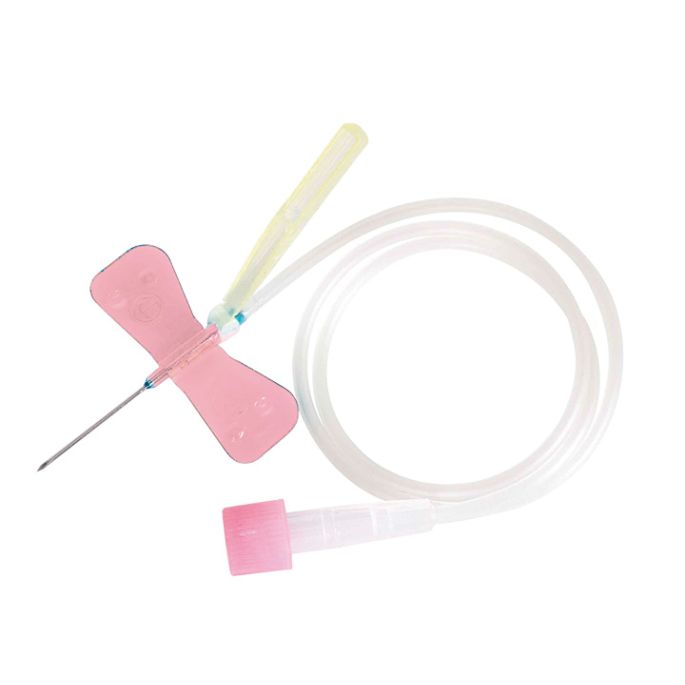 Terumo Surflo vleugelnaald roze 18G, 1,2 x 19 mm, 50 stuks