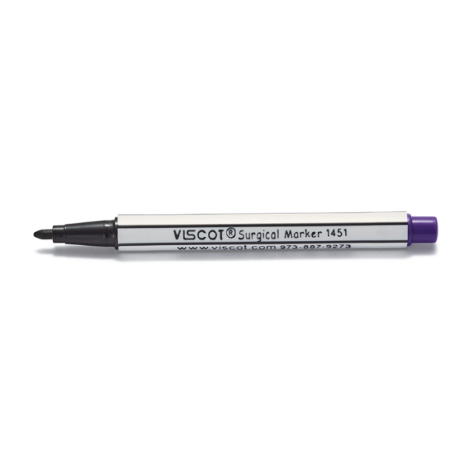 Viscot mini chirurgische huidmarker met gentiaanviolet inkt, reguliere tip, niet-steriel, 200 stuks