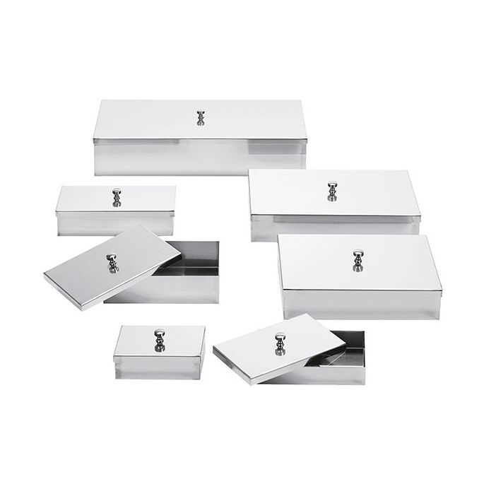 Instrumentenbak met knopdeksel 22 x 15 x 5 cm