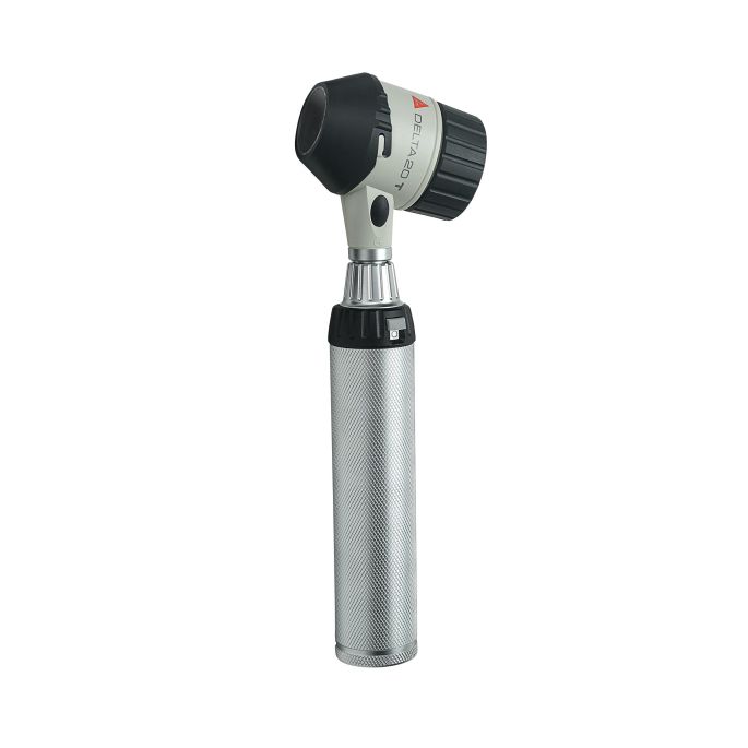 HEINE DELTA 20T dermatoscoop KIT 2 met contactplaat met schaalverdeling en BETA4 NT oplaadbaar handvat (zonder NT4 tafellader)