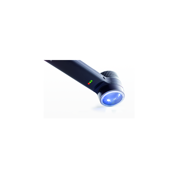 HEINE DELTA 30 PRO dermatoscoop met contactplaat met schaalverdeling, USB-C voeding en harde koffer