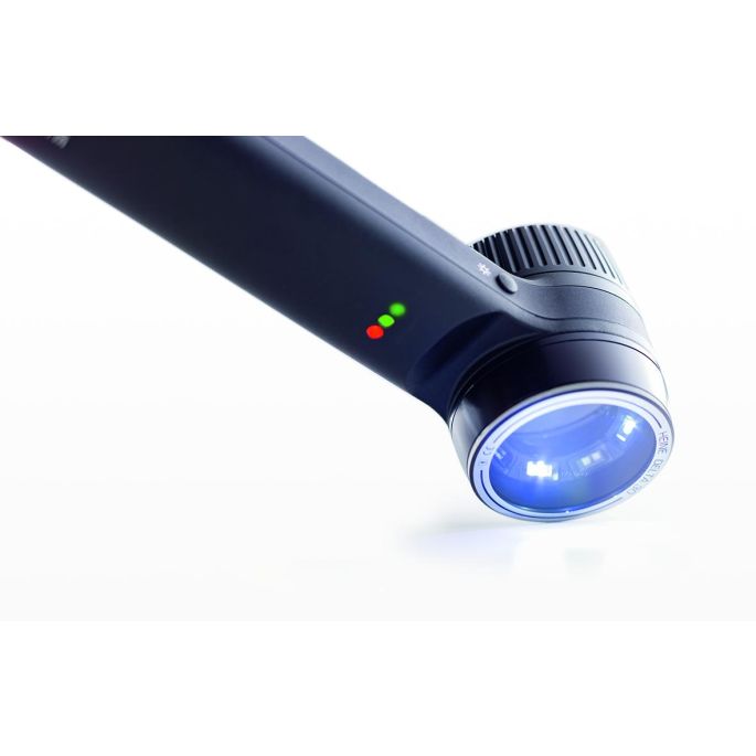 HEINE DELTA 30 PRO dermatoscoop met contactplaat met schaalverdeling, USB-C voeding en harde koffer