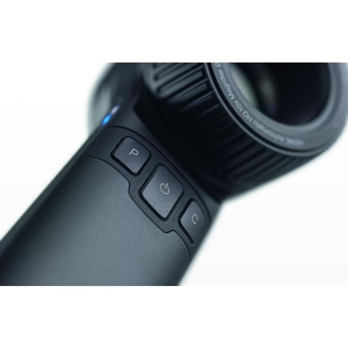 HEINE DELTA 30 PRO dermatoscoop met contactplaat met schaalverdeling, USB-C voeding en harde koffer