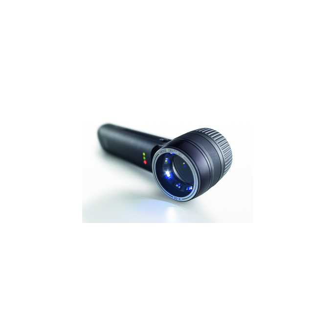 HEINE DELTA 30 PRO dermatoscoop met contactplaat met schaalverdeling, USB-C voeding en harde koffer