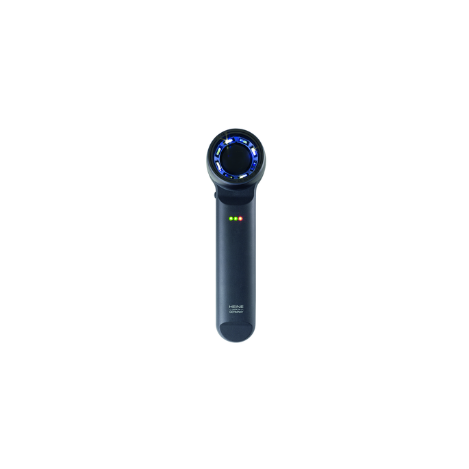 HEINE DELTA 30 PRO dermatoscoop met contactplaat met schaalverdeling, USB-C voeding en harde koffer