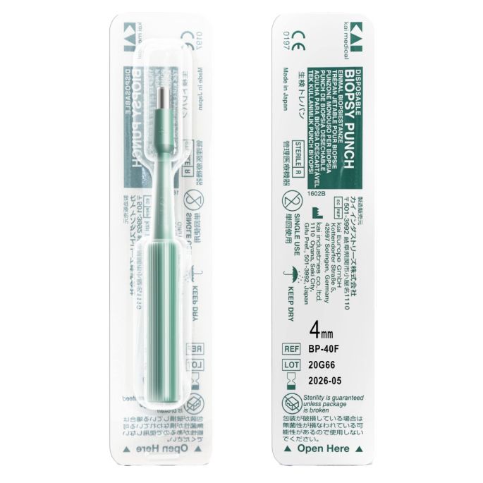 KAI Biopsy Punch 4 mm, per stuk