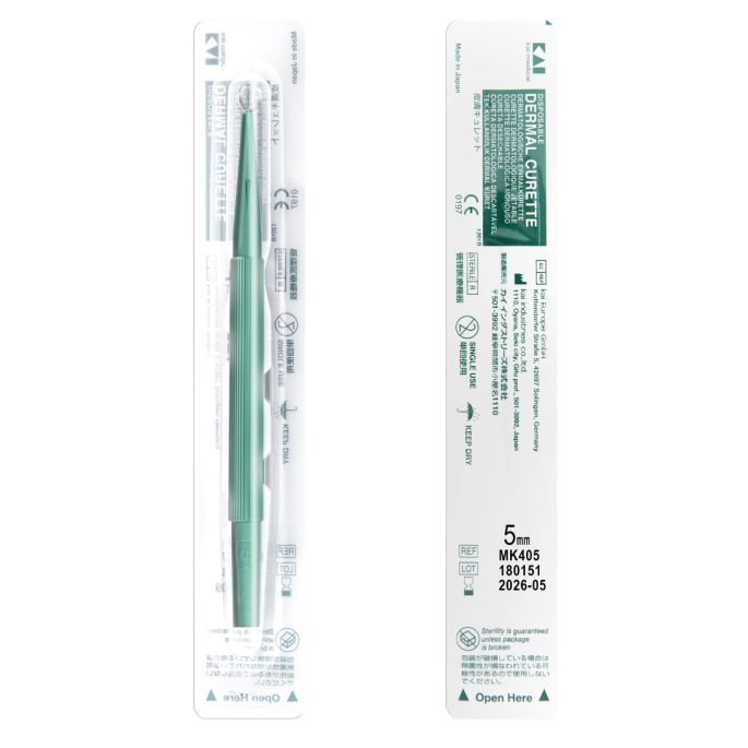 KAI huidcurette 4 mm, per stuk