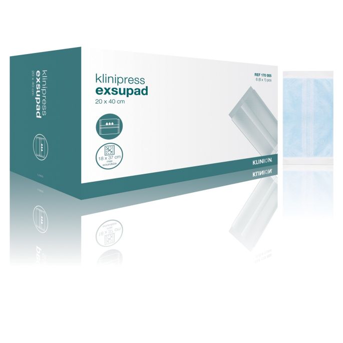 Exsupad absorberend wondkussen 20 x 40 cm steriel, 6 stuks