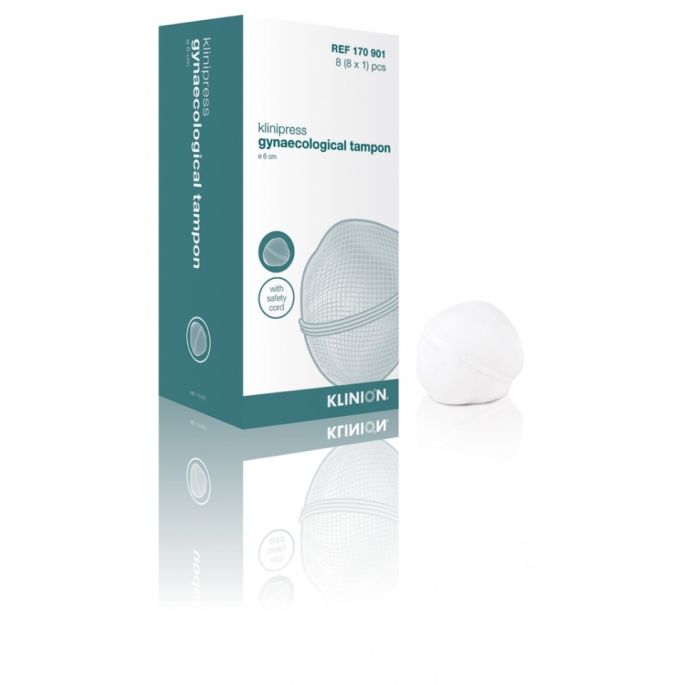 Klinion JoJo gynaecologische tampon steriel, 8 stuks