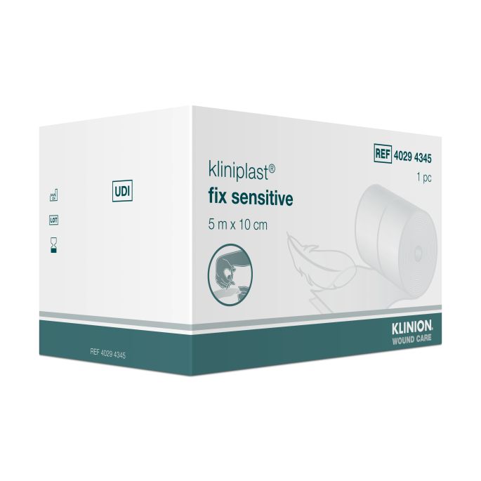 Klinion Kliniplast Fix Sensitive fixatiepleister 5 m x 10 cm