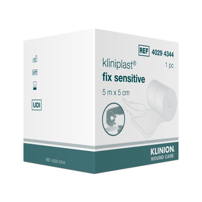 Klinion Kliniplast Fix Sensitive fixatiepleister 5 m x 5 cm