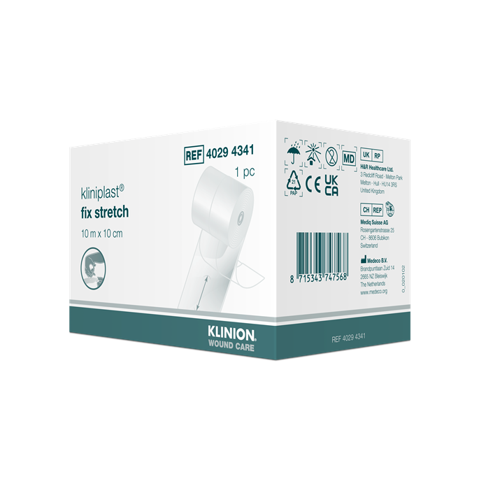 Kliniplast Fix stretch fixatiepleister 10 m x 10 cm