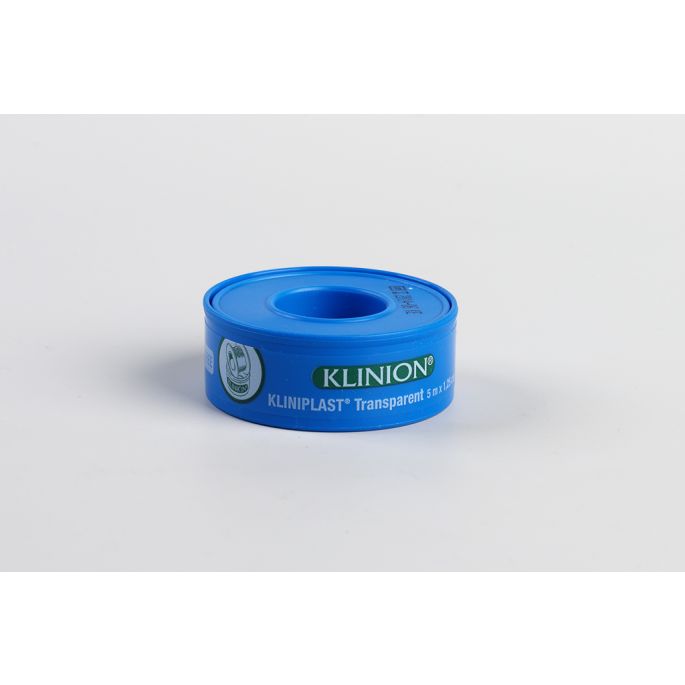 Klinion Kliniplast transparante hechtpleister 5 m x 1,25 cm